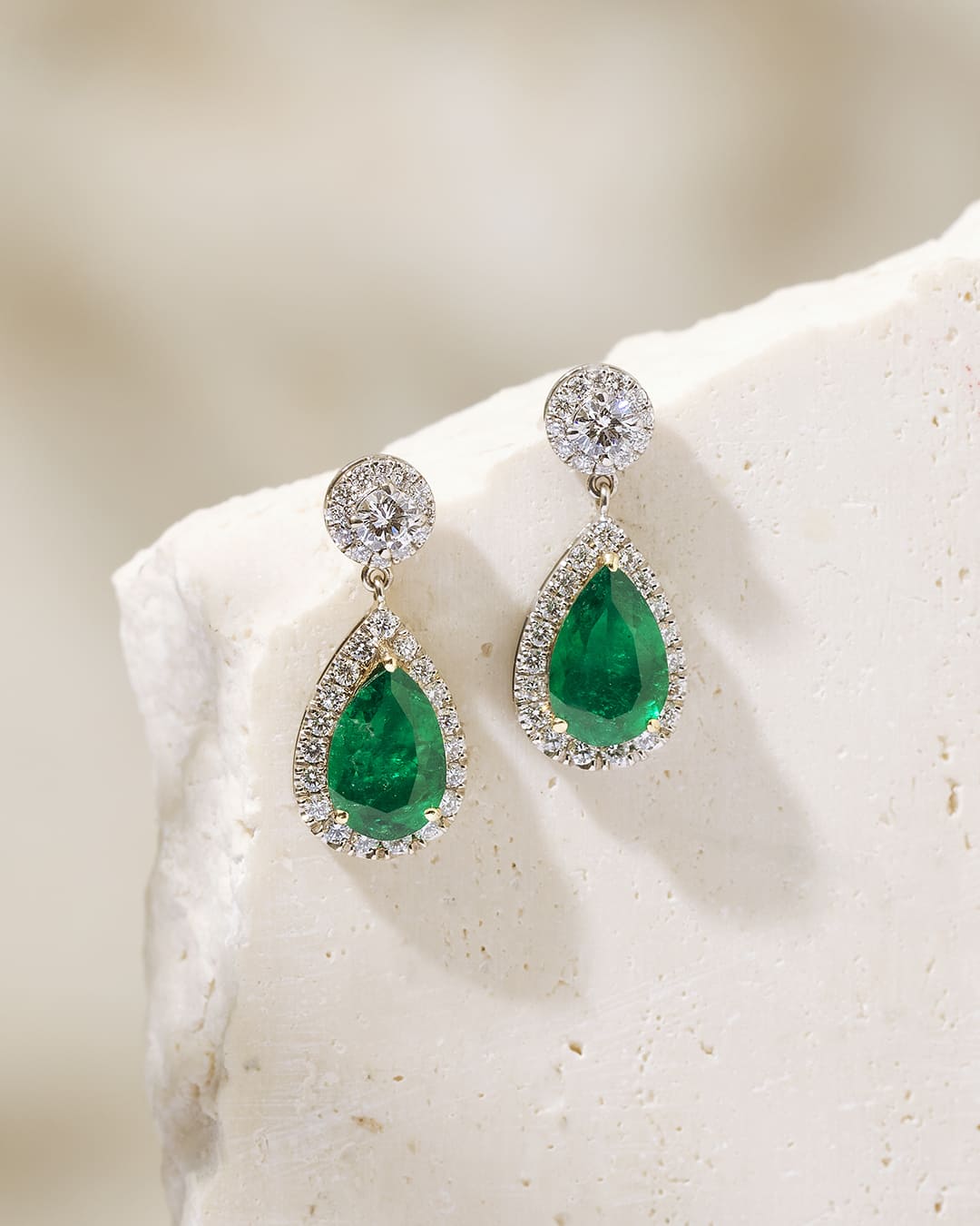 emerald earrings