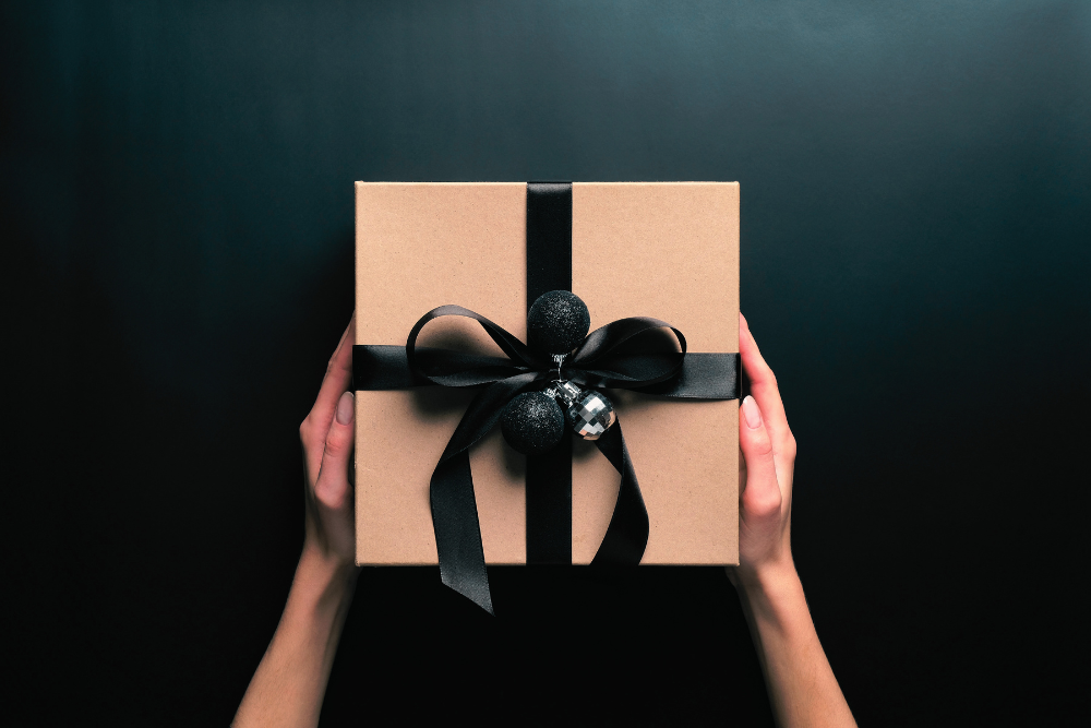 Image title art of gift giving luxury jewellery