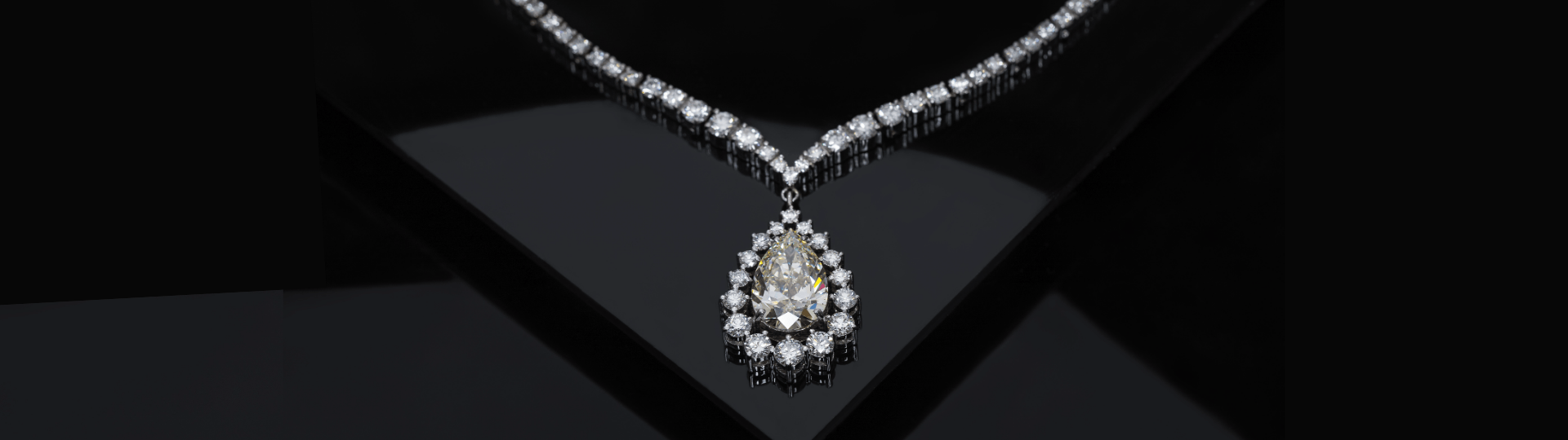 row-title diamond pendant