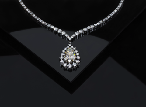 row-title diamond pendant