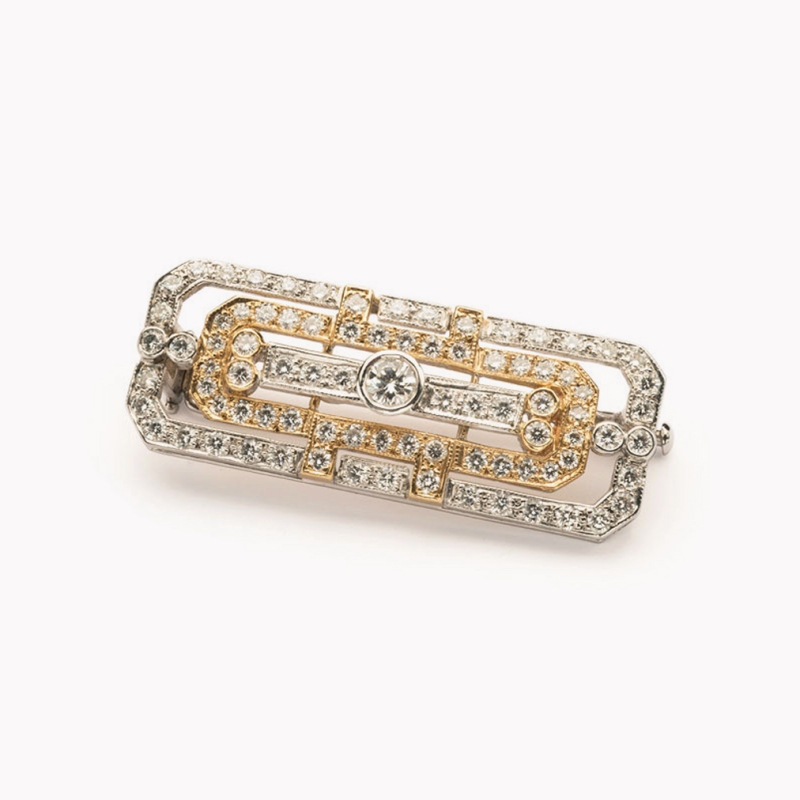 The Art Deco Diamond Brooch