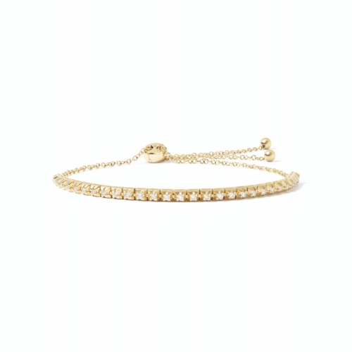 The Diamonds in Gold Bracelet