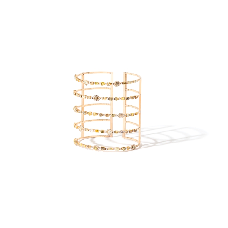 The Gold and Diamond Cuff Bracelet