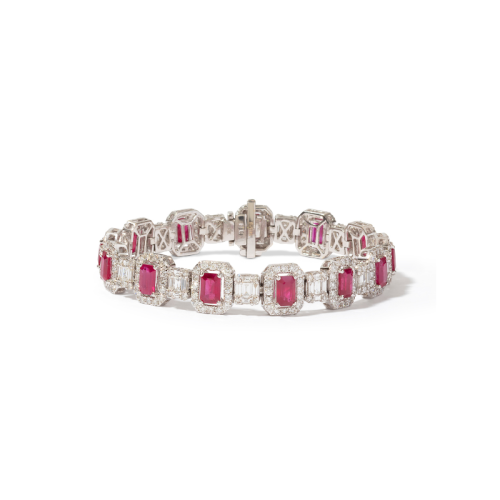 The Ruby Diamond Bracelet