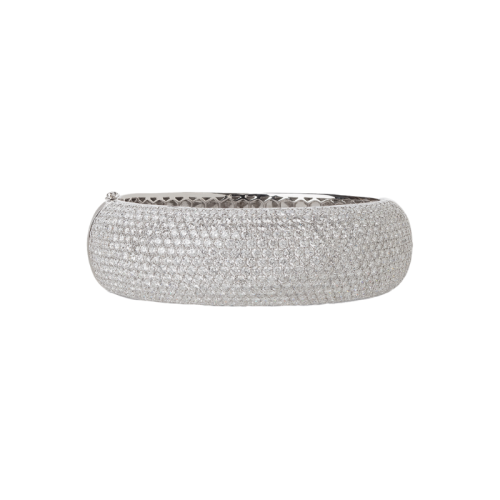 The Domed Diamond Cuff