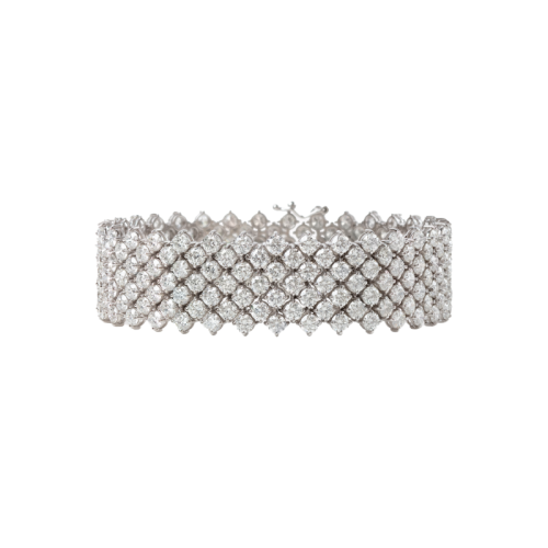 The Field of Diamonds Bracelet