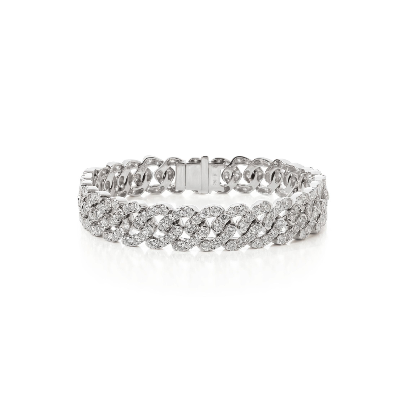 The Diamond Curb Link Bracelet