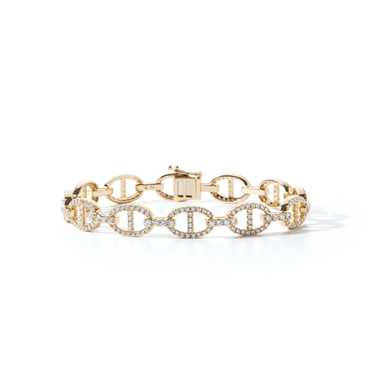 The Diamond Collective Bracelet in Yellow Gold