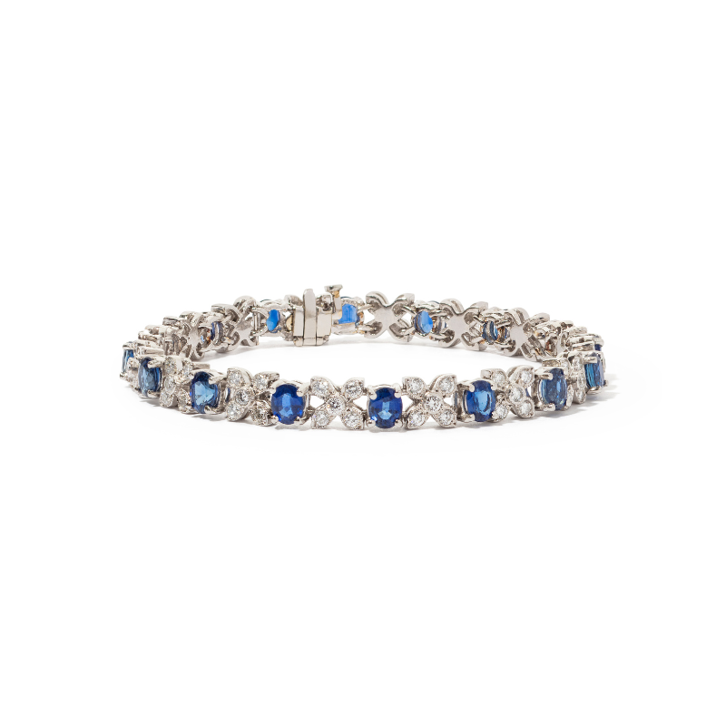 The Floral Sapphire Bracelet thumbnail 1