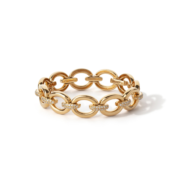 The Cascading Link Bracelet - YG