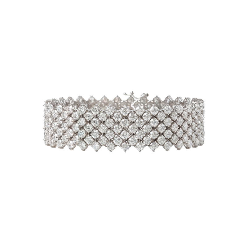 The Field of Diamonds Bracelet