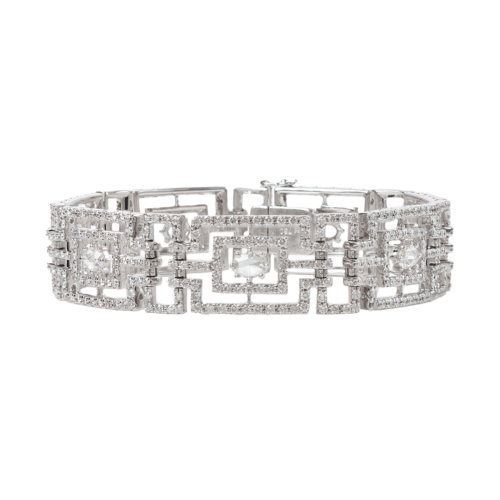 White gold bracelet designs outlet