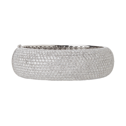 Pave diamond cuff bracelet hotsell
