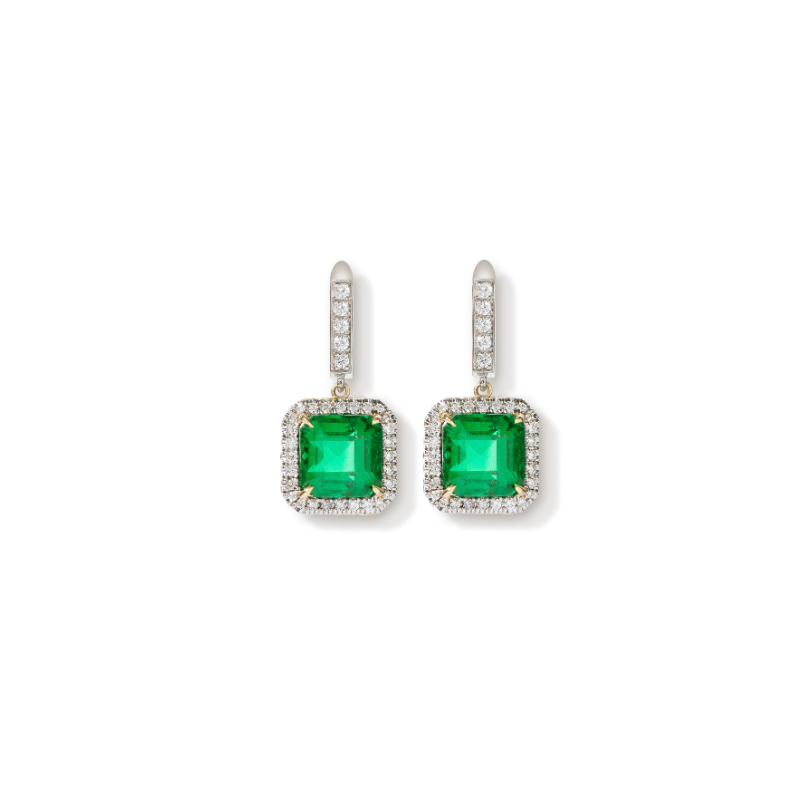 The Emerald Centrepiece Earrings The Emerald Centrepiece Earrings