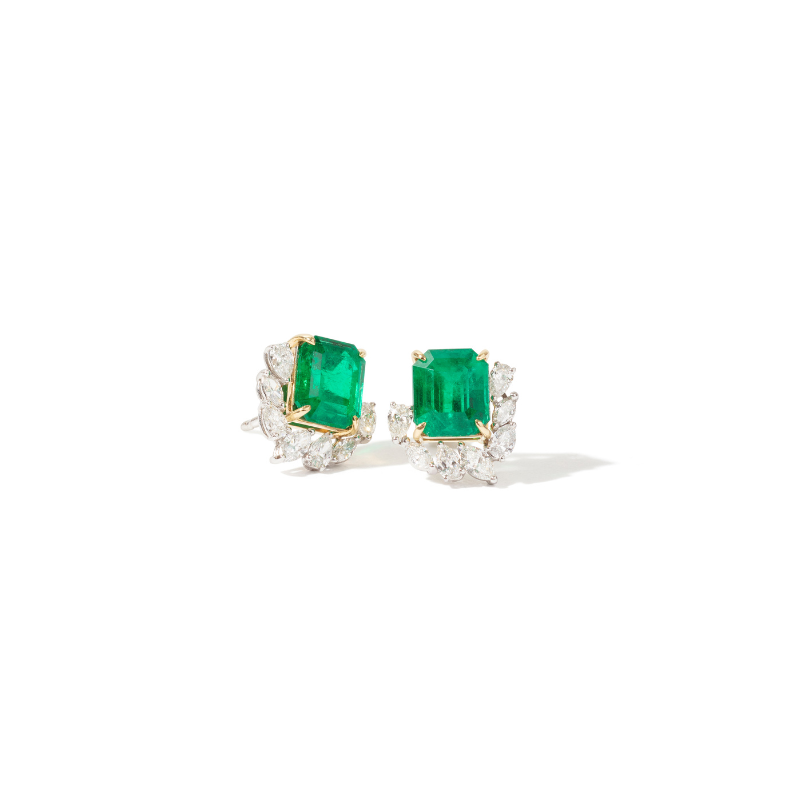 The Emerald Summit Earrings