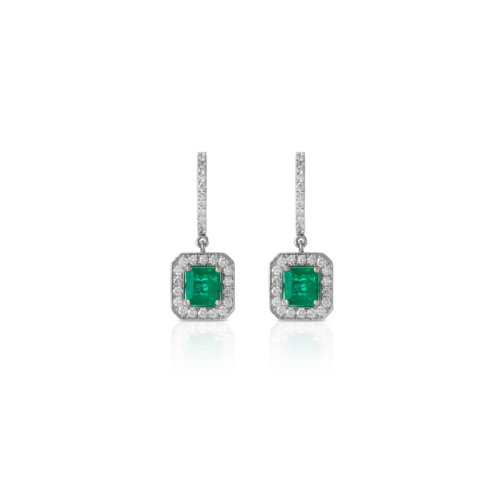 The Emerald Drop Earrings