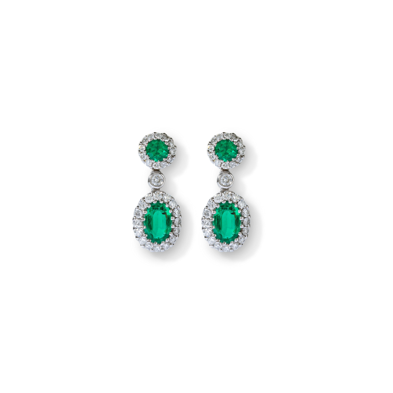 The Emerald Drop Earrings