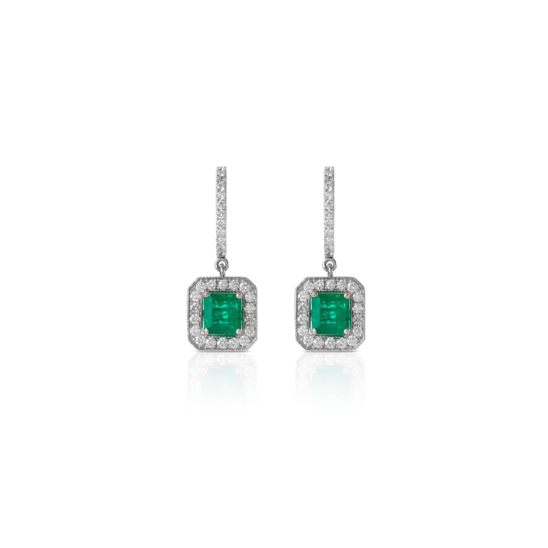 The Emerald Drop Earrings thumbnail 1