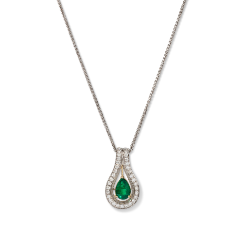 The Emerald Teardrop Pendant