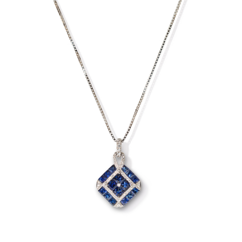 The Sapphire Maze Pendant