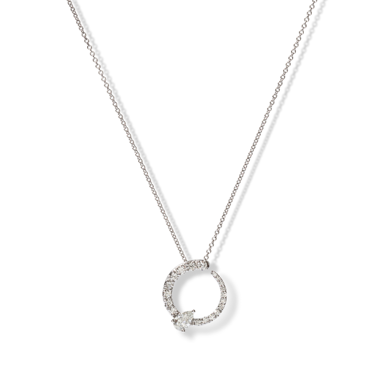 The Diamond Spiral Necklace