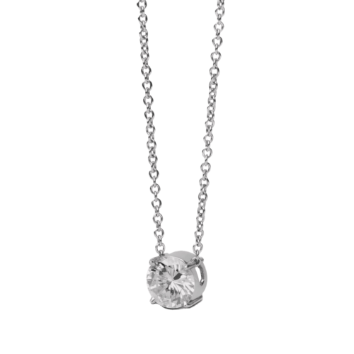 Solitaire diamond pendant set online