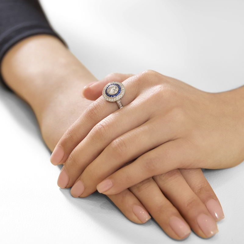 The Sapphire Sun Dial Ring thumbnail 3