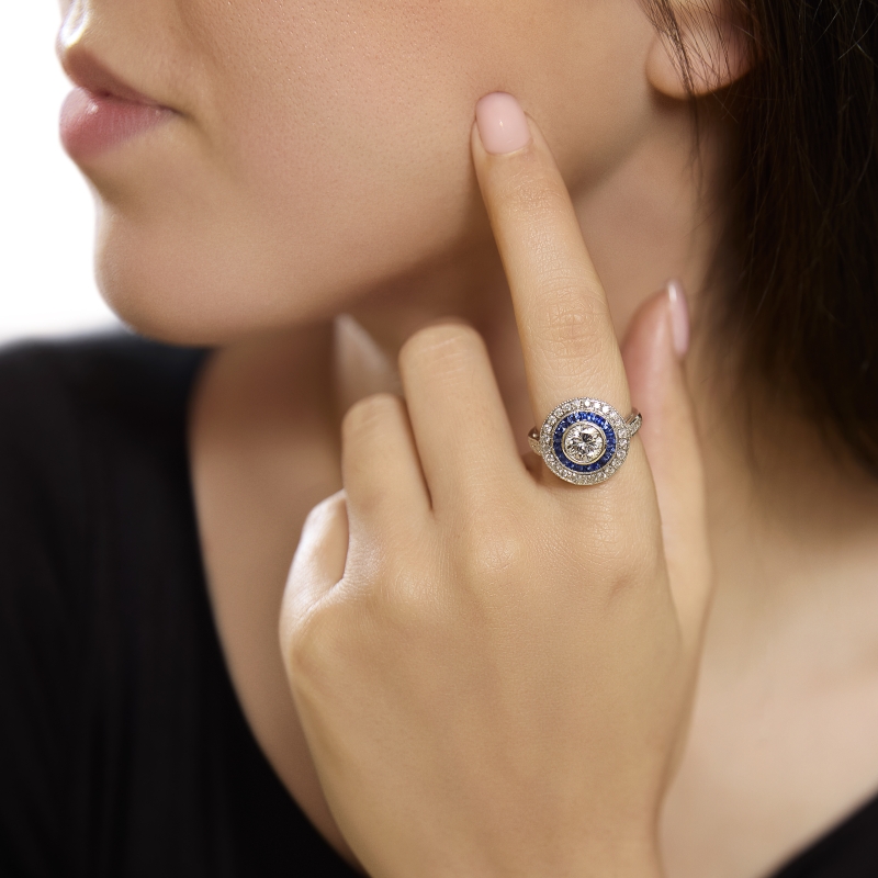 The Sapphire Sun Dial Ring thumbnail 2