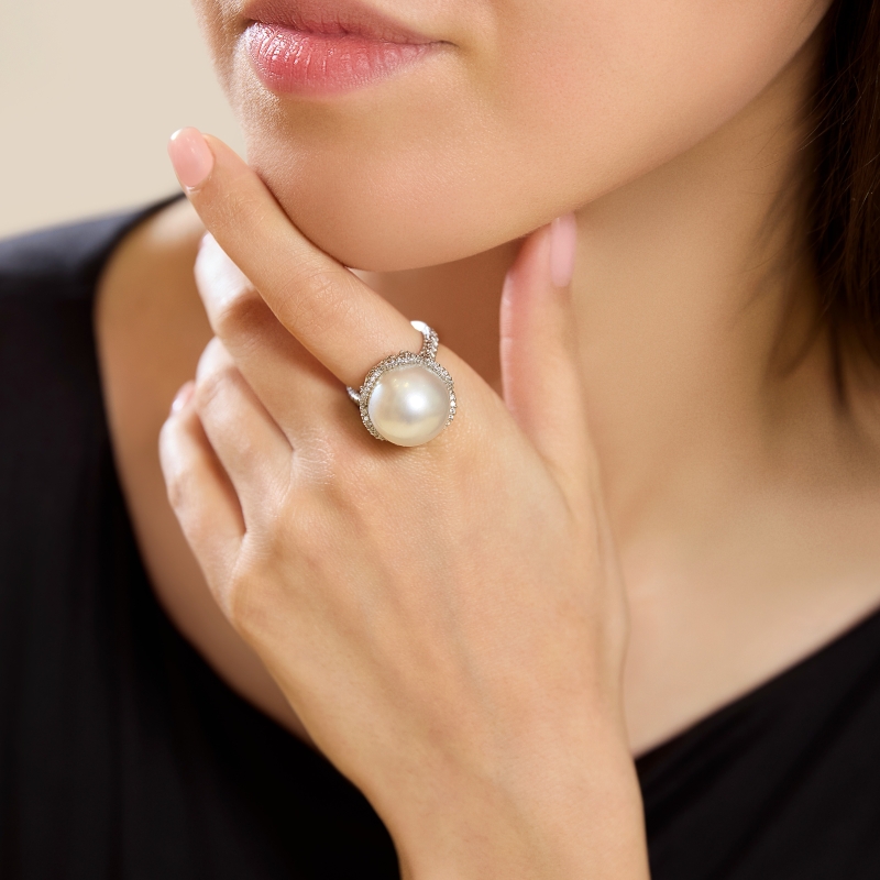 The Akoya Pearl Ring thumbnail 2