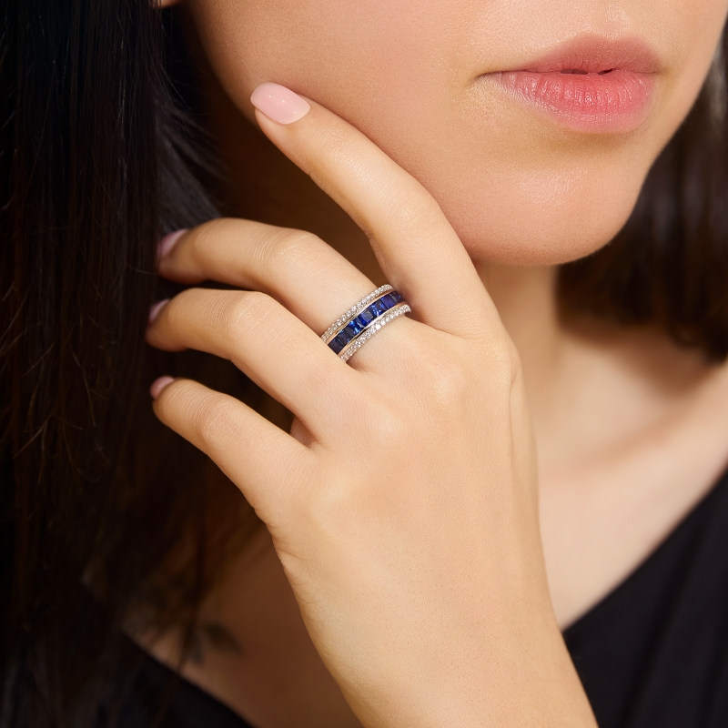 The Sapphire Diamond Band thumbnail 2