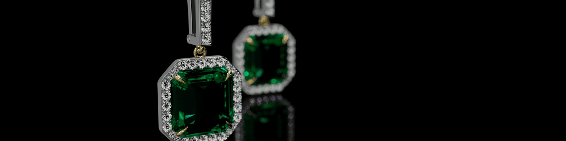 emerald earrings 