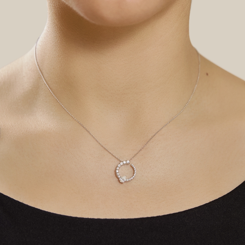 The Diamond Spiral Necklace thumbnail 2